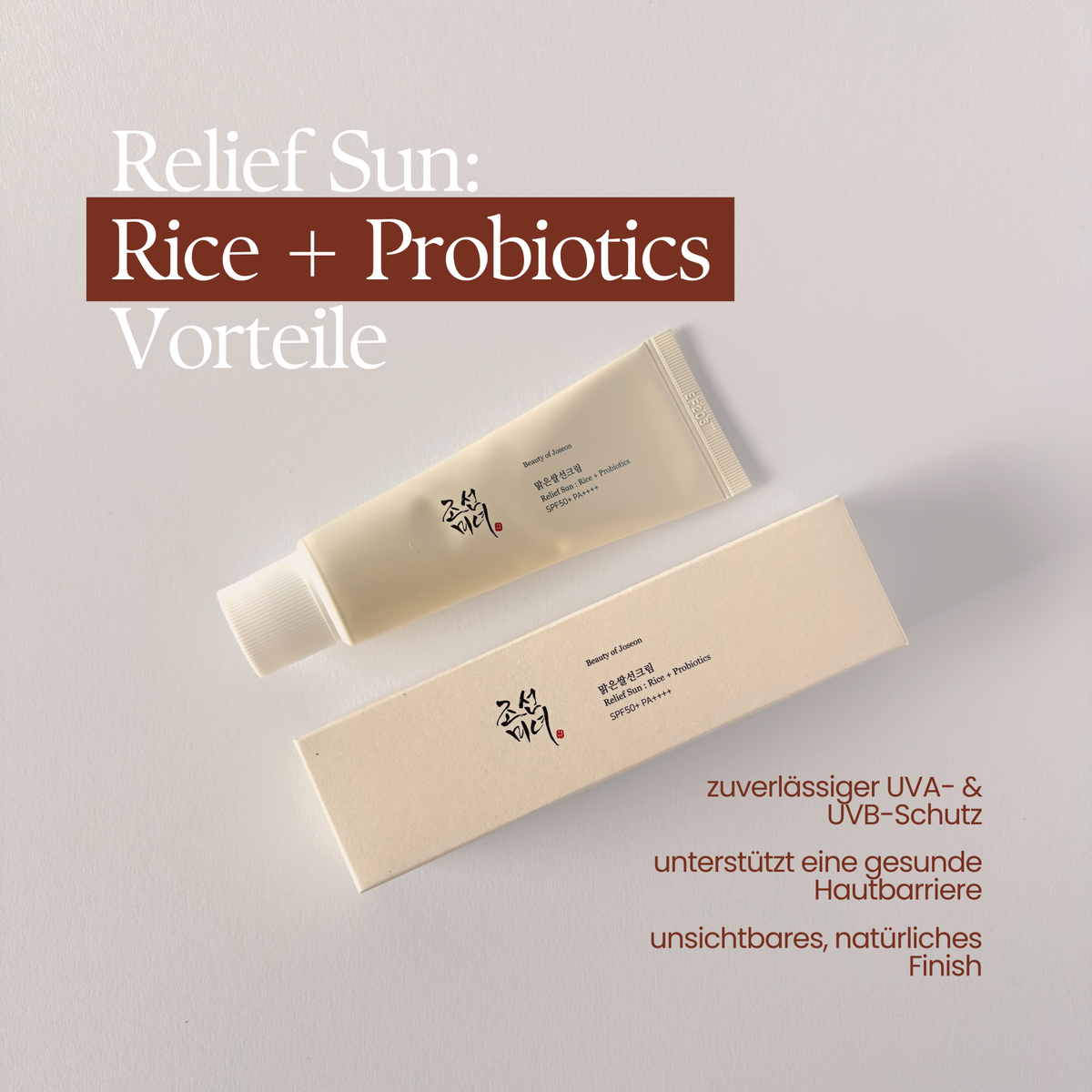 Relief Sun: Rice + Probiotics