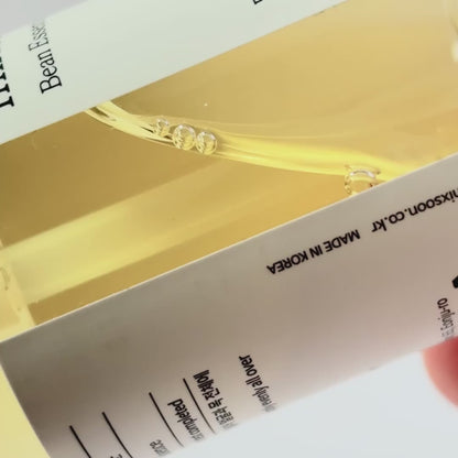 Video mit den Textur von dem Bean Essene der koreanische Marke mixsoon